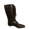 Lace Boots MaliParmi Retro Model St04 Brown