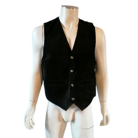 Retrò gilet Dot Com Vera pelle