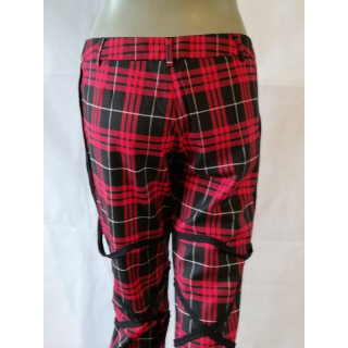 Pantalon Simultaneous Rétro Modèle Écossais