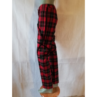 Calças Simultaneous Modelo escocês retrô