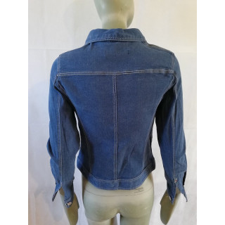 Jaqueta jeans retrô Sonia Lazaroff