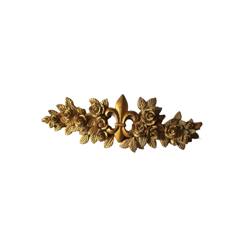Flor de lirio decorativa de resina con rosas suspendidas