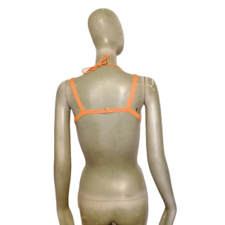 Rosa Chá Archive Y2K Deadstock Bikini Top Corail Néon Paris 2002