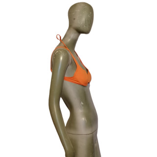 Rosa Chá Archive Y2K Deadstock Bikini Top Corail Néon Paris 2002