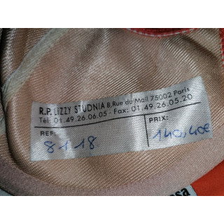 Rosa Chá Archive Y2K Deadstock Bikini Top Corail Néon Paris 2002