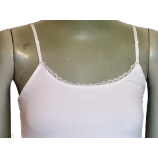 Lelietje van de tanktop van de vallei met borduurwerk