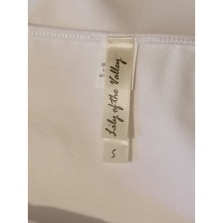 Lelietje van de tanktop van de vallei met borduurwerk