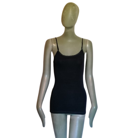 Canotta Zenana Outfitters Con ricamo