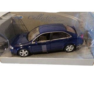 Audi A4 Blue Die Cast Metal 1: 24 ° Ref 74153-A