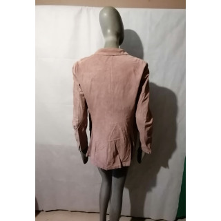 Lederjacke Ruffo Samt gerippter stil
