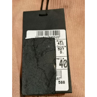 Lederjacke Ruffo Samt gerippter stil