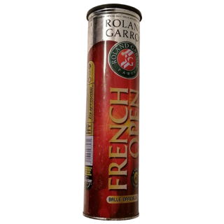 Metalen buis 4 tennisballen Roland Garros French Open
