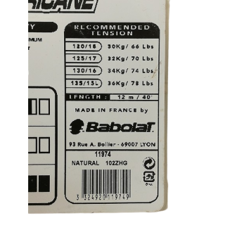 Cuerda Babolat Pro huracán