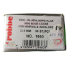 Caja de 50 bulbos incoloros. Robbe 1663