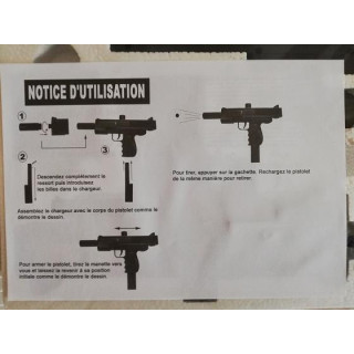 22 cm uzy-type bal pistool
