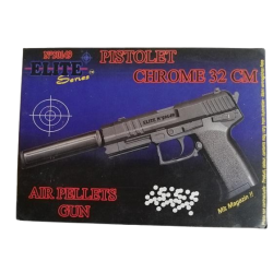 Arma de bola de 32 cm com silenciador
