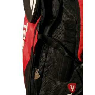 Große Tennisbeutel Tecnifibre Rot & schwarz