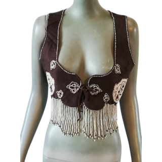 Lederen bustier Maliparmi Je01