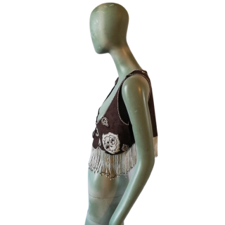Bustier in pelle Maliparmi Je01