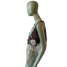 Bustier de couro Maliparmi Je01