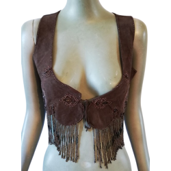 Bustier de couro Maliparmi Je01