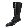 Botas de encaje retro Maliparmi modelo retro st04 marrón