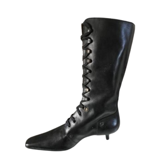 Maliparmi Retro-Spitzenstiefel Retro-Modell ST04 Braun