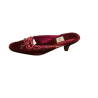 Maliparmi Mules Modelo SB89 Bordeaux
