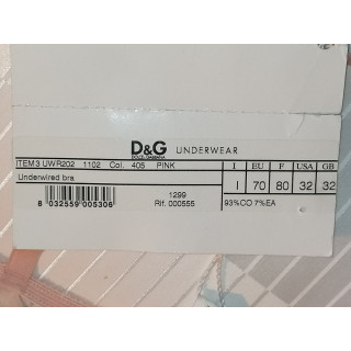 Sujetador Dolce & Gabbana Colector ref. R202