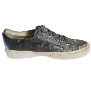 Tênis Superga Lona de prata