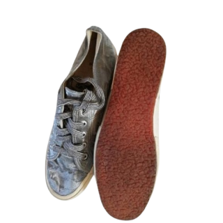 Tênis Superga Lona de prata