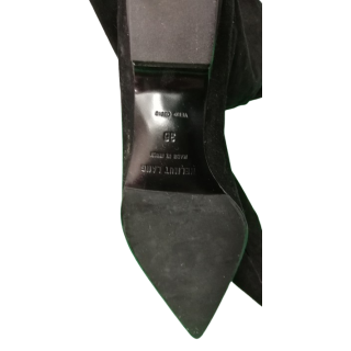 Botas de crosta de couro Helmut Lang