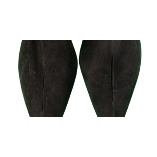 Botas de corteza de cuero de Helmut Lang