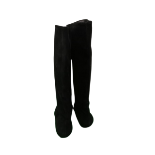 Botas de crosta de couro Helmut Lang