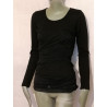 Pull Oppio Jeans voile noir Femme Collector