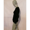 Camisola Oppio Jeans Coletor de mulher de vela preta