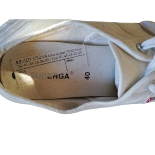 Tenis Superga abierto de tacón