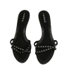 Sandalias de lería negra