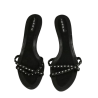 Sandalias de lería negra