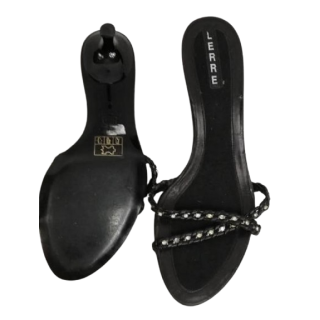 Black Lerre Sandals