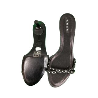 Sandalias de lería negra
