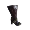 Boots Rodolphe Menudier Green buckles