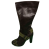 Boots Rodolphe Menudier Green buckles