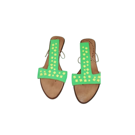 Sandals Nello Nembro Green-Deco