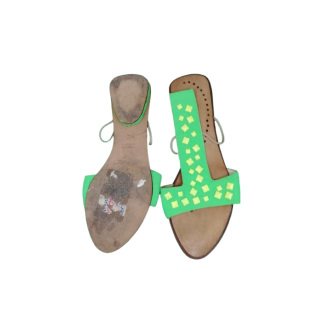 Sandalen Nello Nembro Grün-Deco