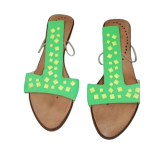 Sandals Nello Nembro Green-Deco