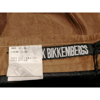 Calças de couro Dirk Bikkembergs