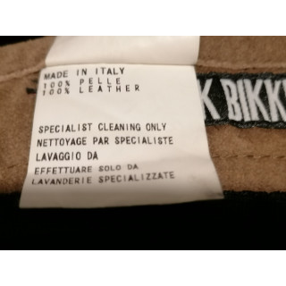 Pantalones de cuero Dirk Bikkembergs