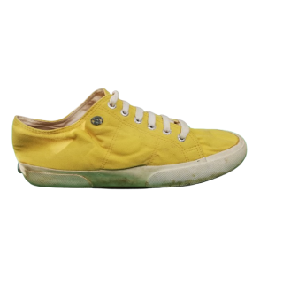 Tênis Superga Lona de estilo amarelo