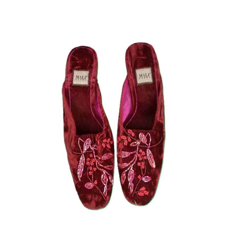 Mules Maliparmi Modèle SB91 Bordeaux
